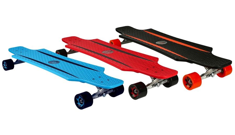 Nijdam skateboard lungo Unstof Longboard 36 X-Flex 52OL blu