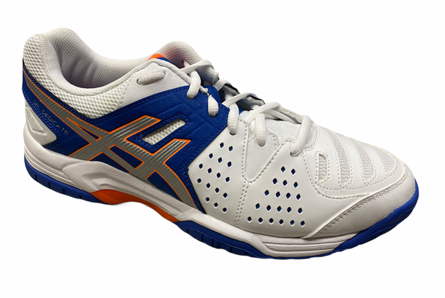 Asics Men's Tennis Shoe Gel Dedicate 4 E507Y 4293 blue silver flash orange