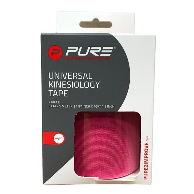 2Improve KINESIOLOGY TAPE Neuromuscular Bandage 5x5 cm Pink (2 Rolls)