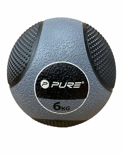 Pure 2Improve 6 Kg Grey-Black Medicine Ball P2I110040