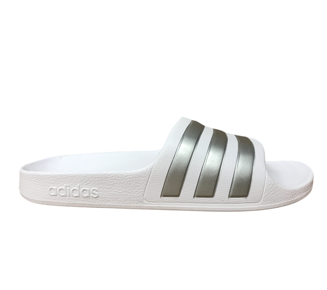 Adidas Adilette Aqua K F35555 white pool slide