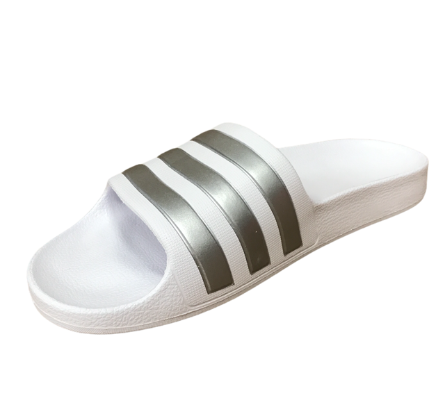 Adidas Adilette Aqua K F35555 white pool slide