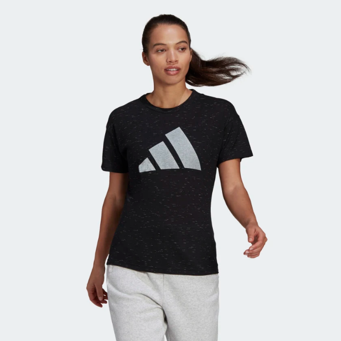 Adidas Women's Short Sleeve T-Shirt Win 2.0 Tee GP9632 Black
