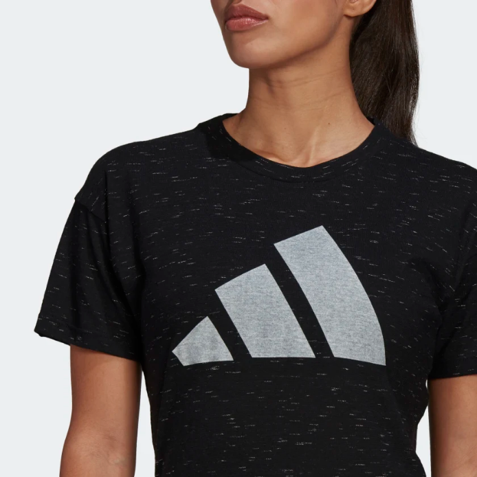 Adidas Women's Short Sleeve T-Shirt Win 2.0 Tee GP9632 Black