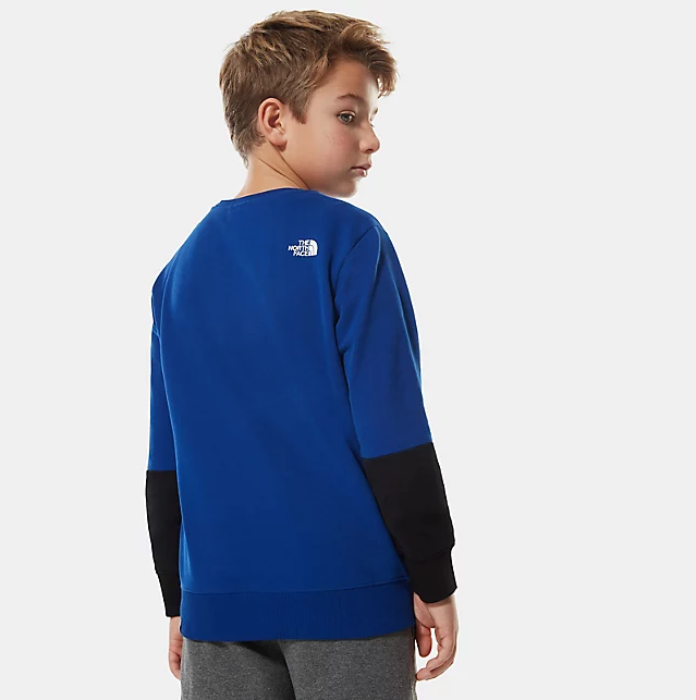 The North Face Drew Peak Light Crew boys' t-shirt NF0A492XVA61 blue