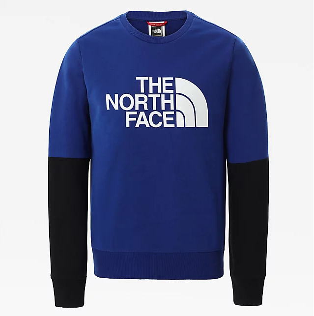 The North Face Drew Peak Light Crew boys' t-shirt NF0A492XVA61 blue