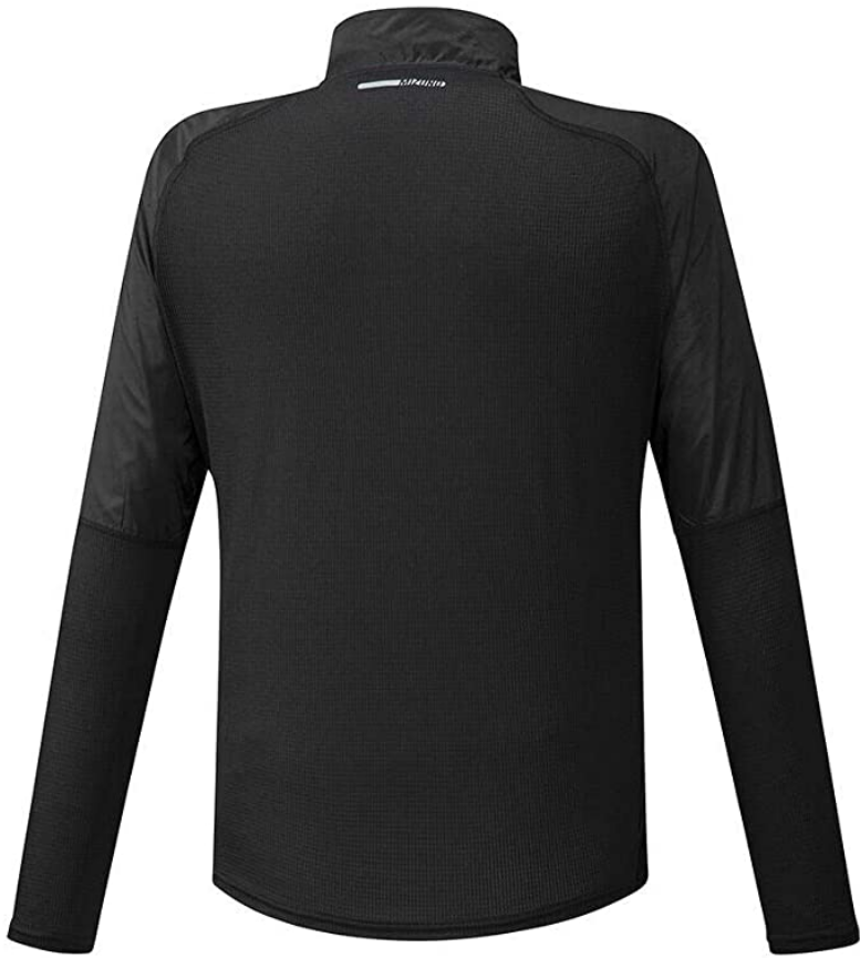 Mizuno Men's Active Aeroflow Half Zip Running Top J2GC0525 09 Black