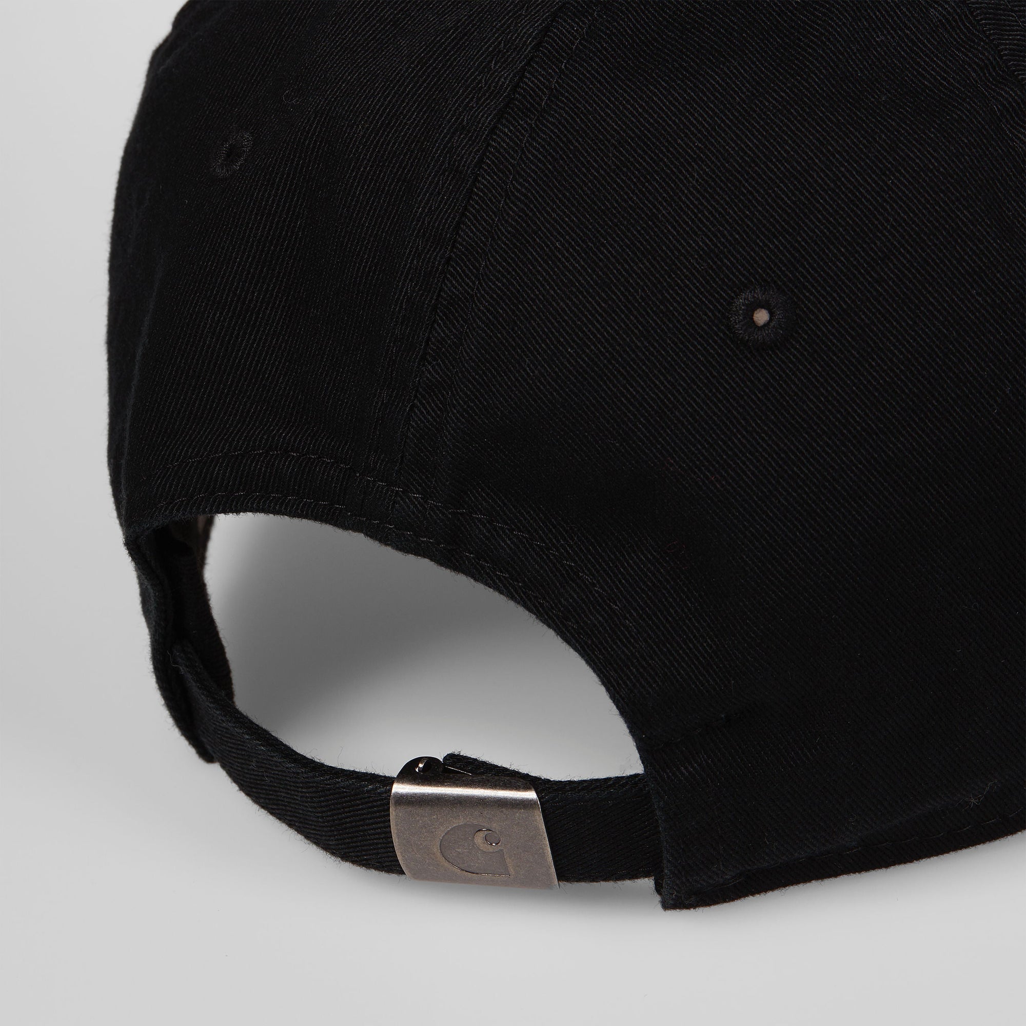 Carhartt Cappellino Medison Logo I023750 0D2 black-white