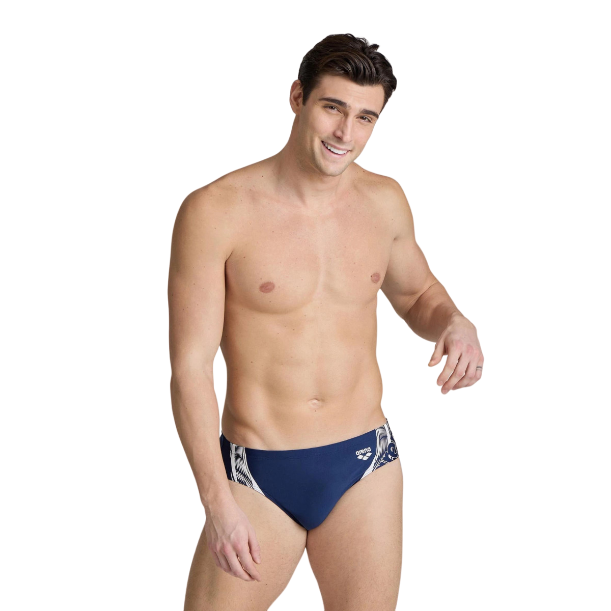 Arena Men's Swimming Briefs Graphic 005536 710 blue-white