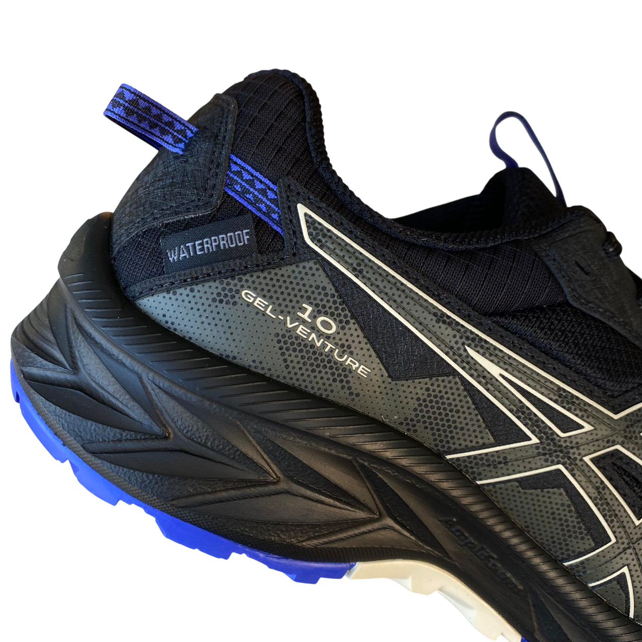 ASICS Gel-Venture 10 WP 1011B965-002 Black/Gunmetal | Trail uomo impermeabile grip eccellente