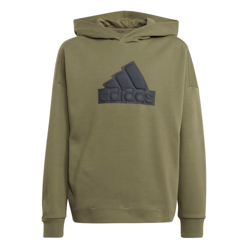 Adidas Originals Kids' Future Logo Hoodie IM0076 Olive Green Black
