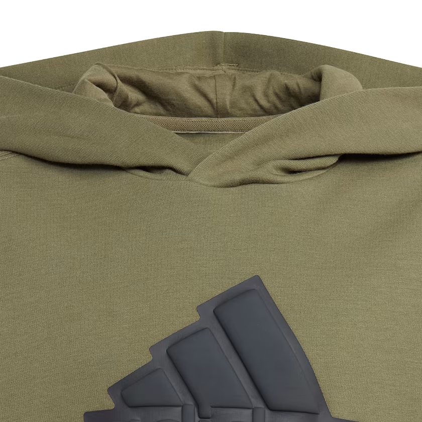 Adidas Originals Kids' Future Logo Hoodie IM0076 Olive Green Black