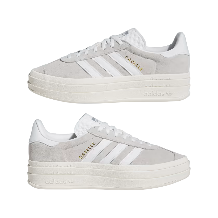 Adidas Originals women's sneakers Gazelle Bold HQ6893 grey-white