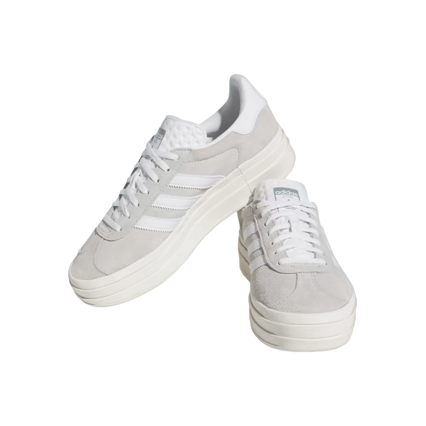 Adidas Originals women's sneakers Gazelle Bold HQ6893 grey-white