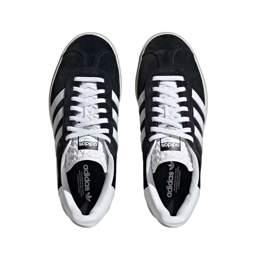 Adidas Originals Women's Gazelle Bold HQ6912 Black-White Sneakers