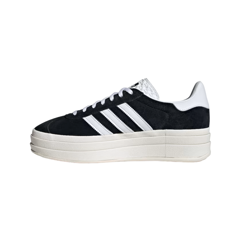 Adidas Originals Women's Gazelle Bold HQ6912 Black-White Sneakers