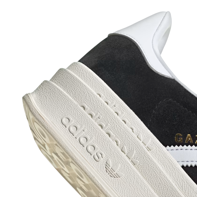 Adidas Originals Women's Gazelle Bold HQ6912 Black-White Sneakers