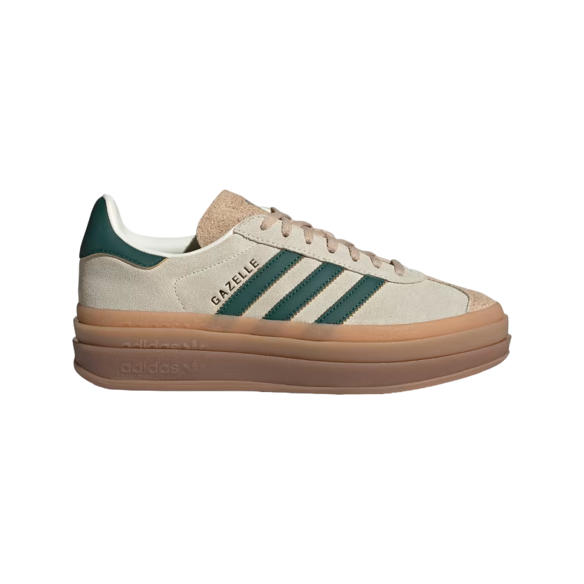 Adidas Originals women's Gazelle Bold ID7056 sneakers cream-green