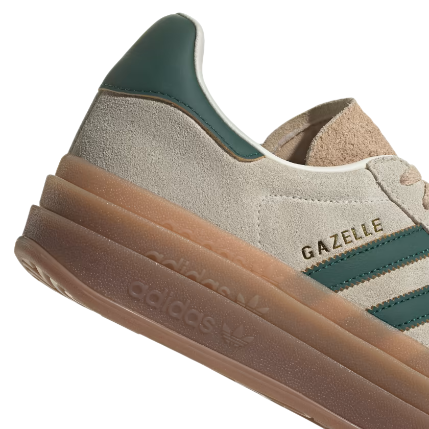 Adidas Originals women's Gazelle Bold ID7056 sneakers cream-green