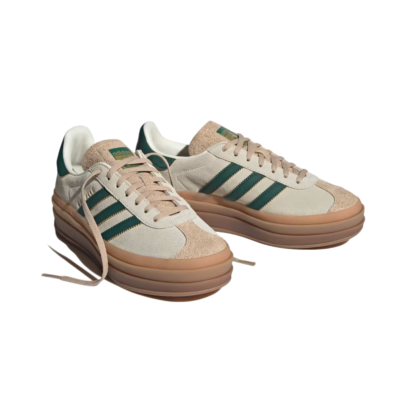 Adidas Originals women's Gazelle Bold ID7056 sneakers cream-green