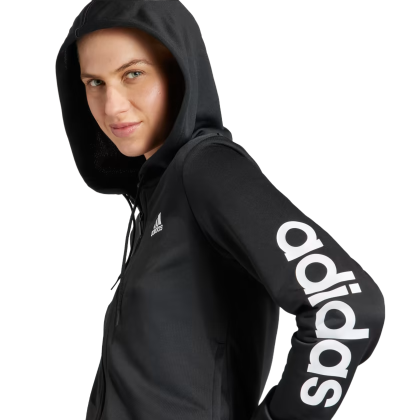 Adidas Women's Tracksuit Track Linear HZ2258 black-white