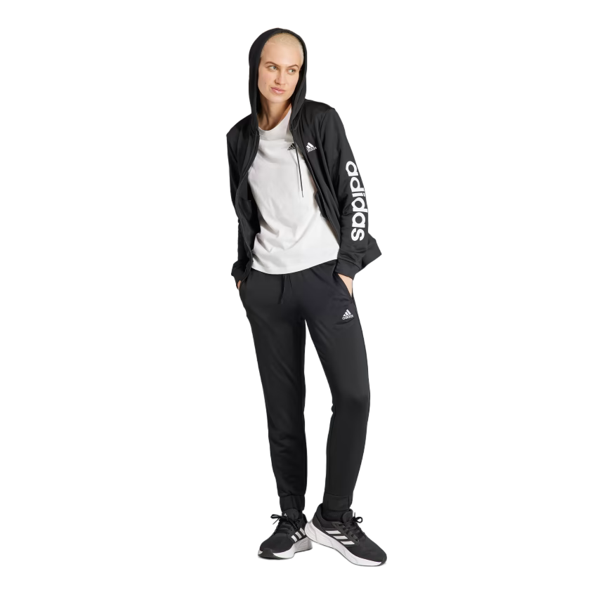 Adidas Women's Tracksuit Track Linear HZ2258 black-white