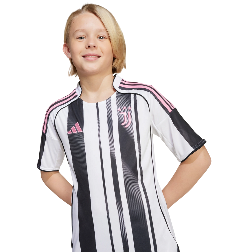 Adidas Juventus Home Jersey Junior 2025/26 JN5237 - Kids' Football Jersey Black White