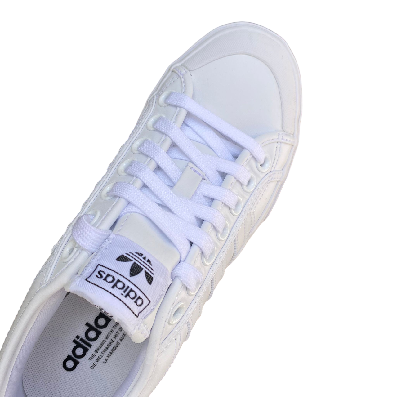 Adidas Nizza Platform FW0265 - Women's White Wedge Sneakers