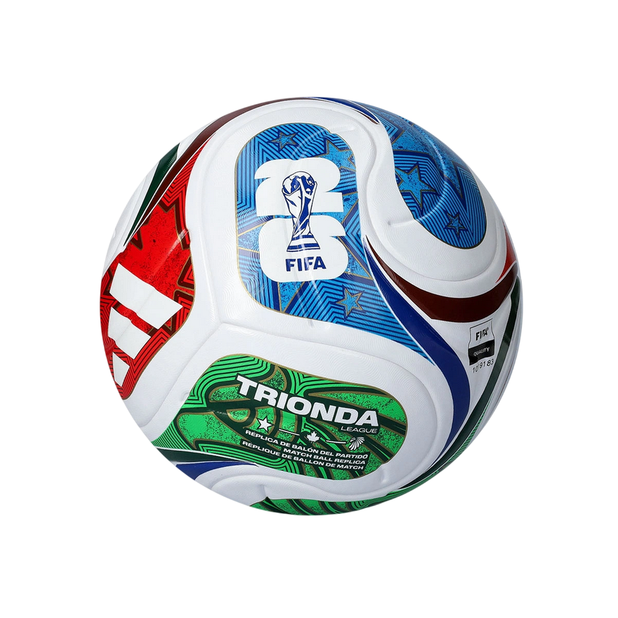 Adidas Pallone Calcio WC LGE BOX TRIONDA FIFA JD8045 Bianco Multicolor
