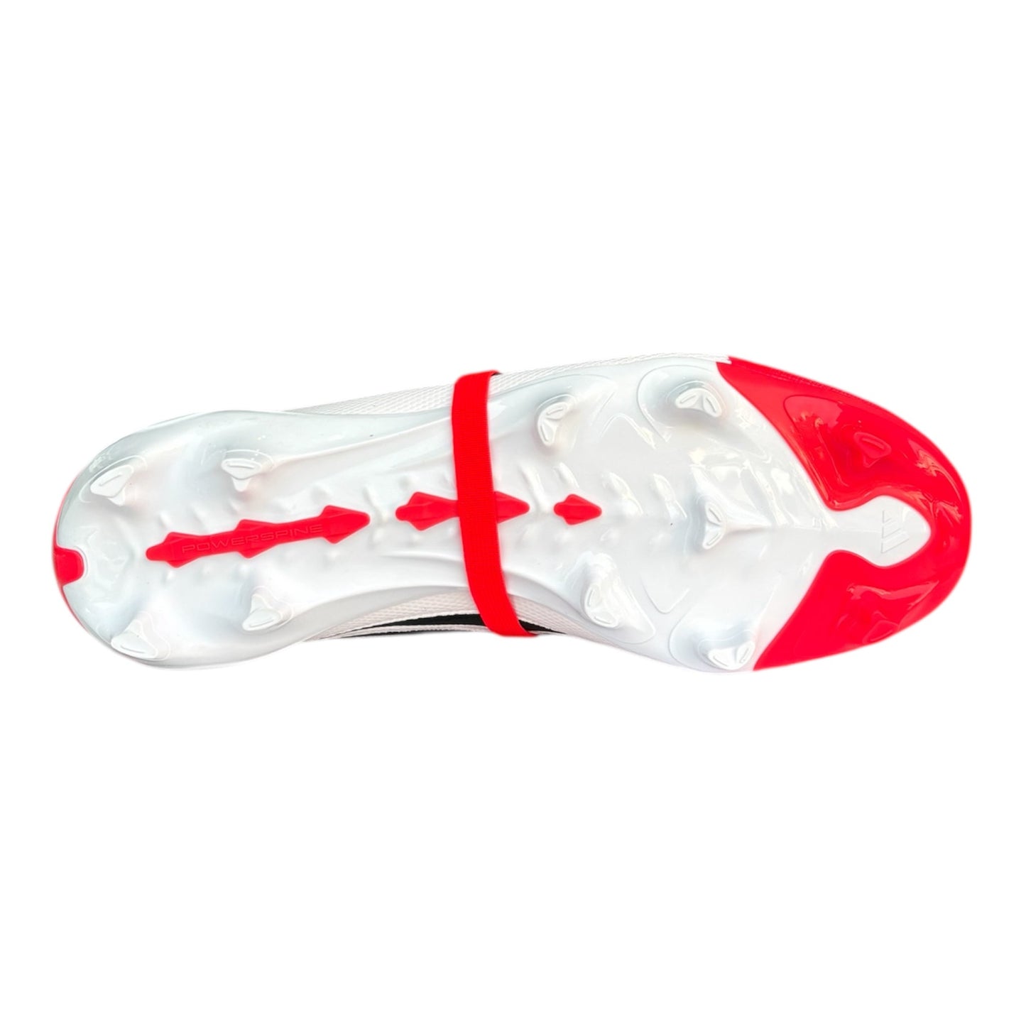 Adidas Scarpa Calcio Predator League FT/FG JS0422 Rosso Bianco Uomo Nanostrike linguetta con elastico particolare vista suola