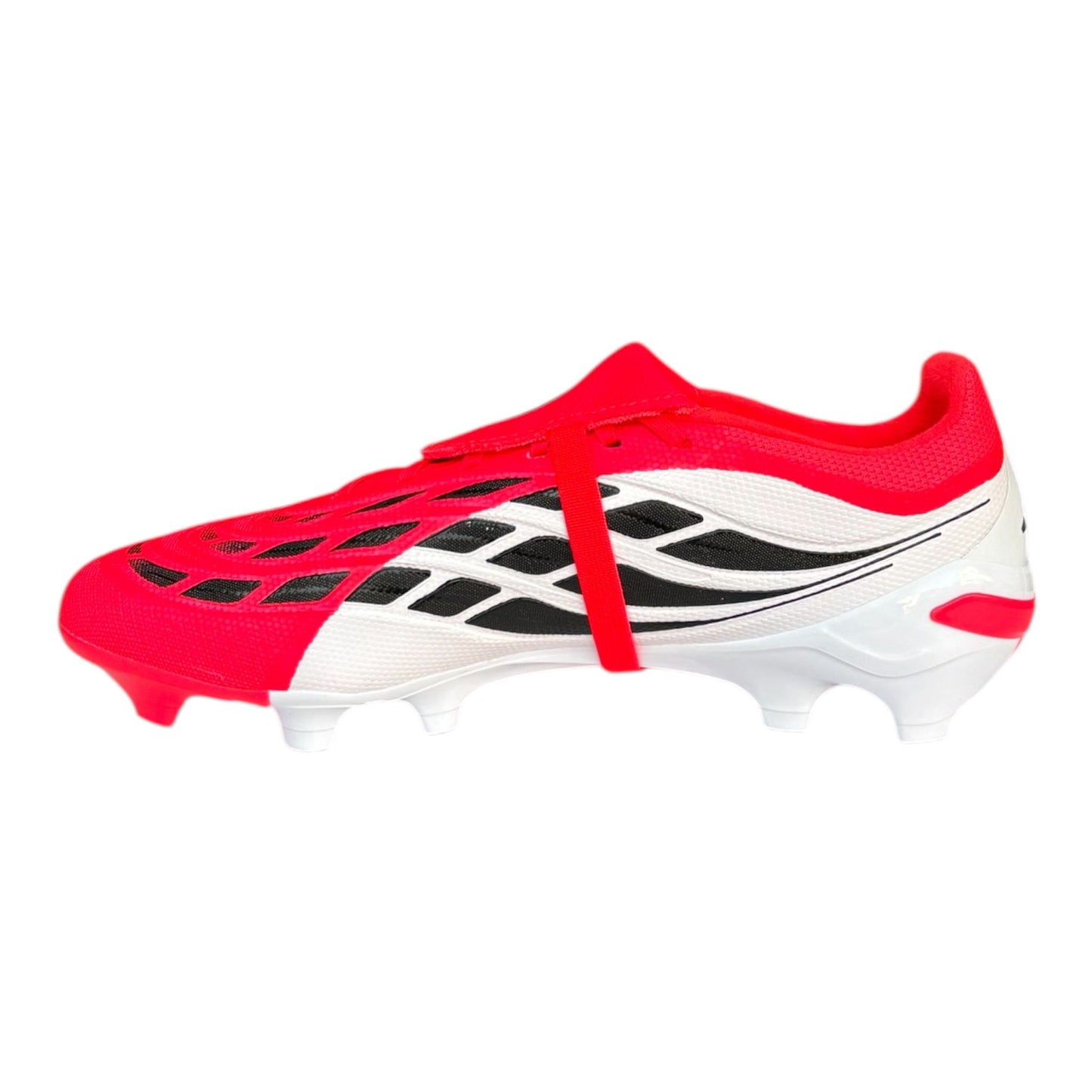 Adidas Scarpa Calcio Predator League FT/FG JS0422 Rosso Bianco Uomo Nanostrike linguetta con elastico vista interna
