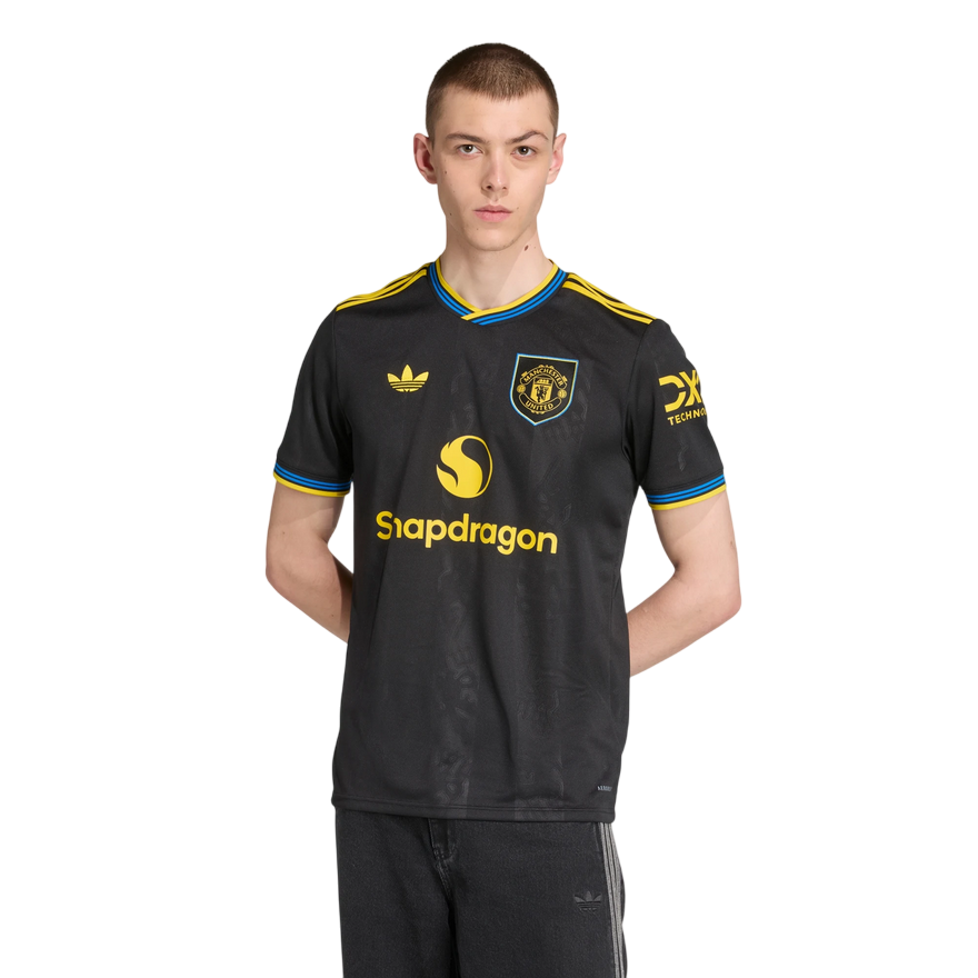 Adidas Terza Maglia Manchester United 25/26 Uomo Nera - KD4225