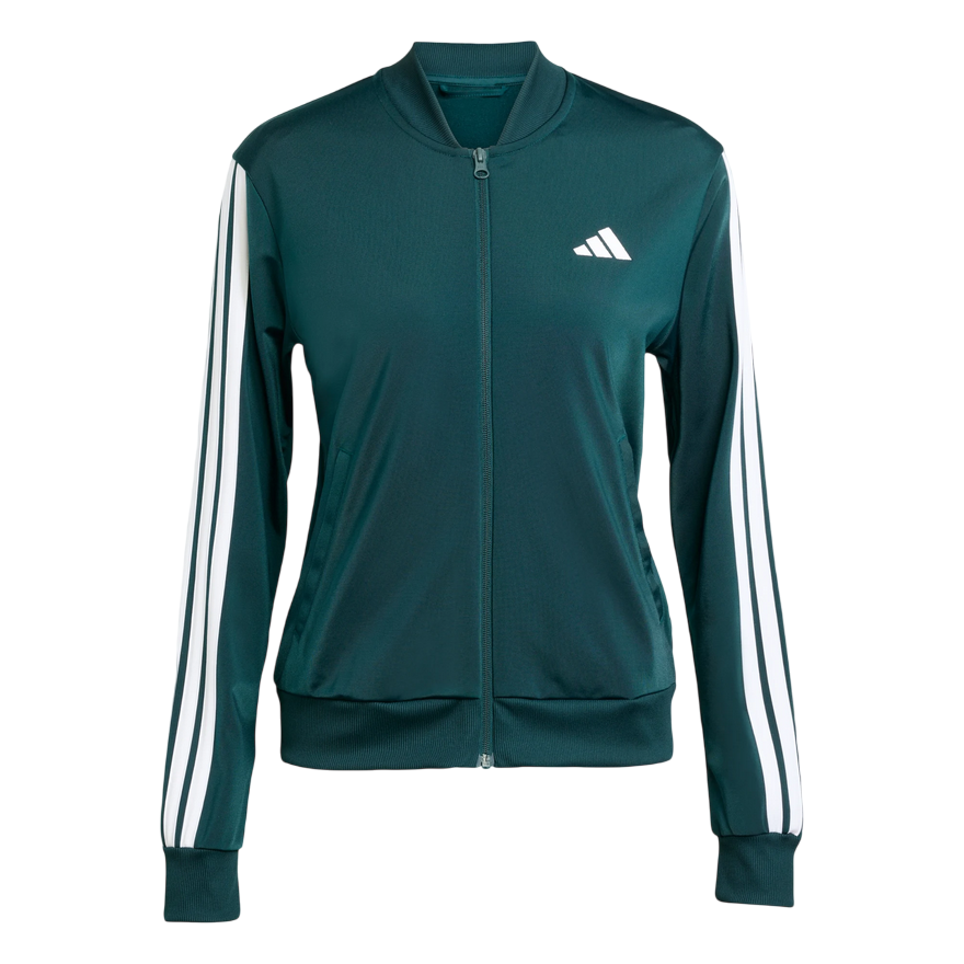 Adidas Women's Essentials 3-Stripes Track Suit JX0505 Green