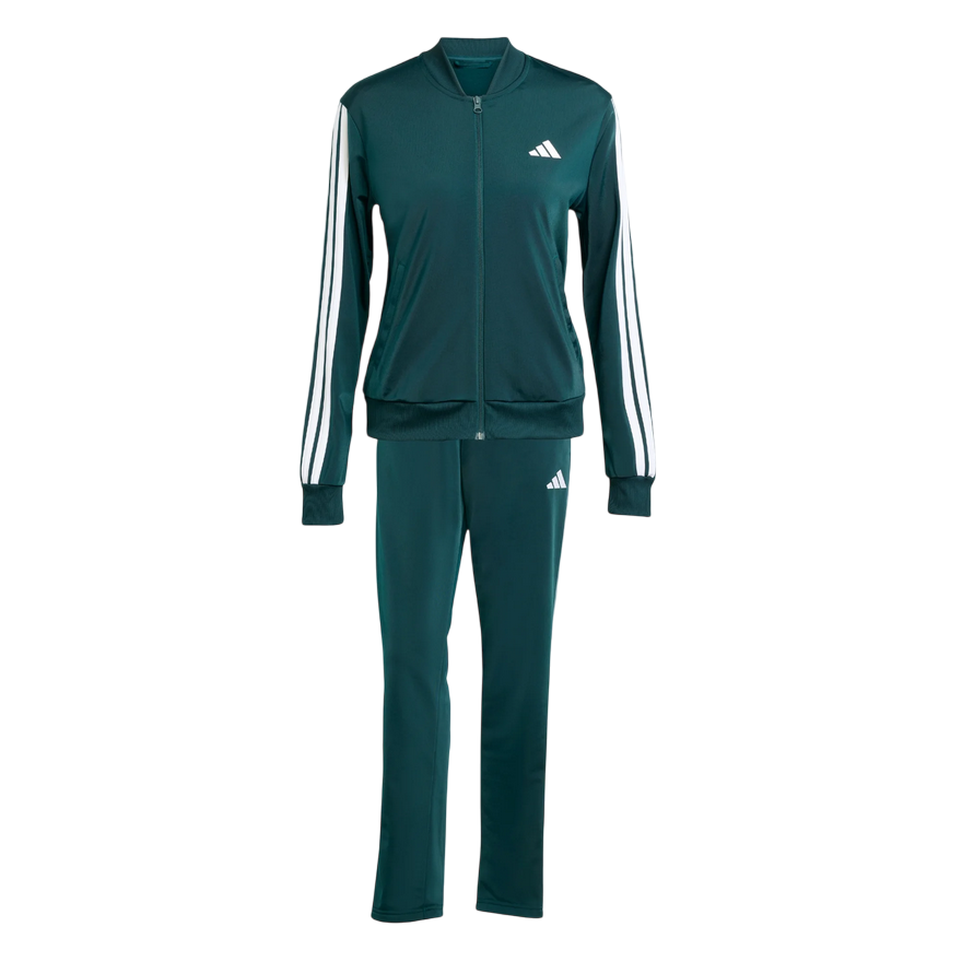 Adidas Women's Essentials 3-Stripes Track Suit JX0505 Green