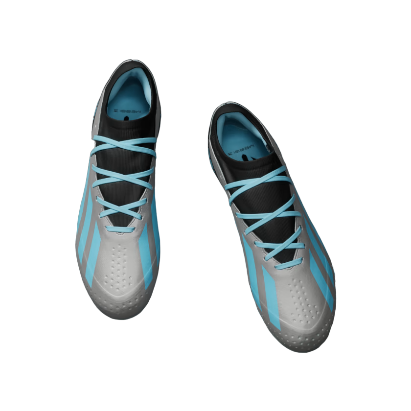 Adidas X Crazyfast Messi.3 FG Scarpe Calcio Uomo Argento Blu Nero - IE4078