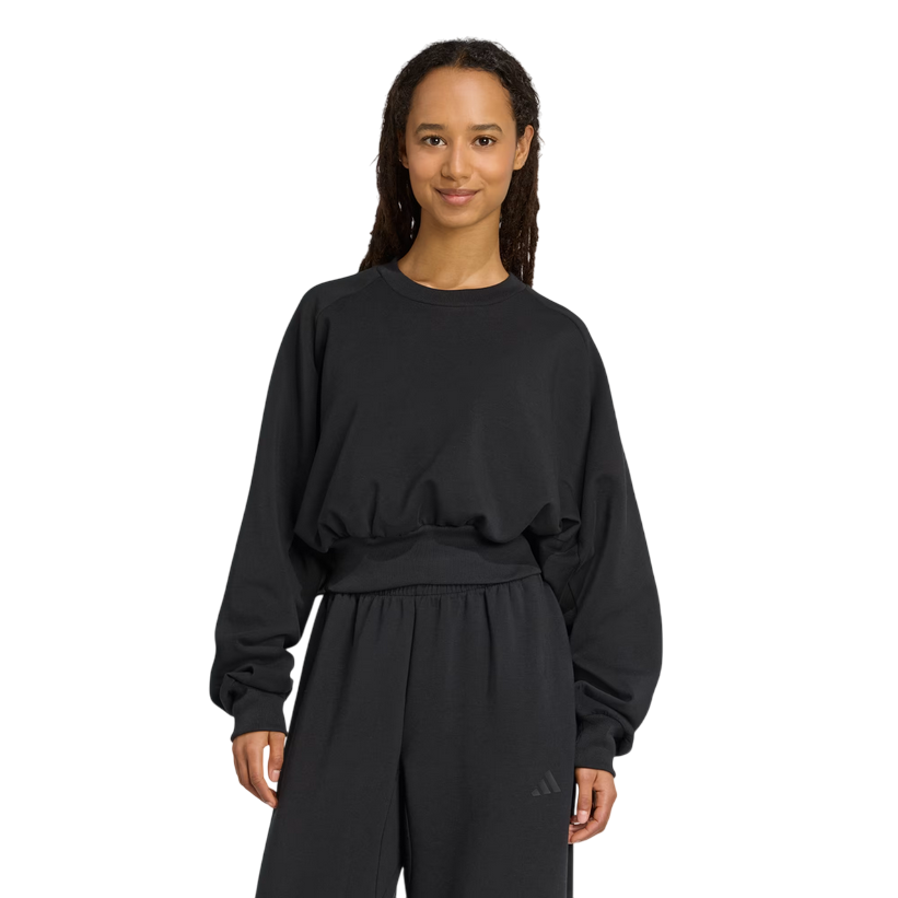 Adidas Women's Soft Lux Loose Hoodie JM3836 Black