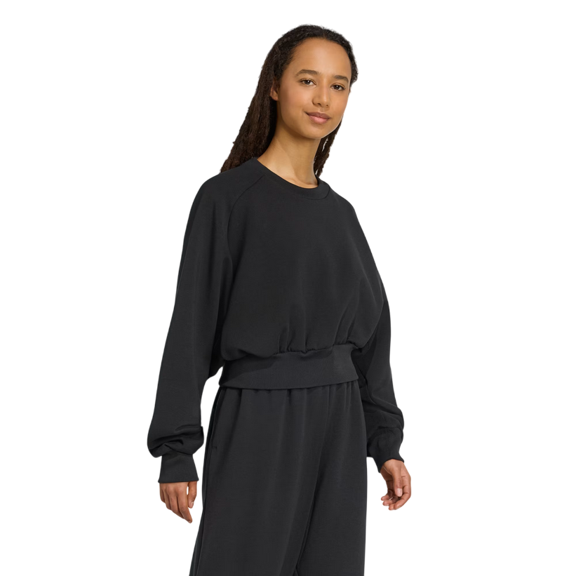 Adidas Women's Soft Lux Loose Hoodie JM3836 Black