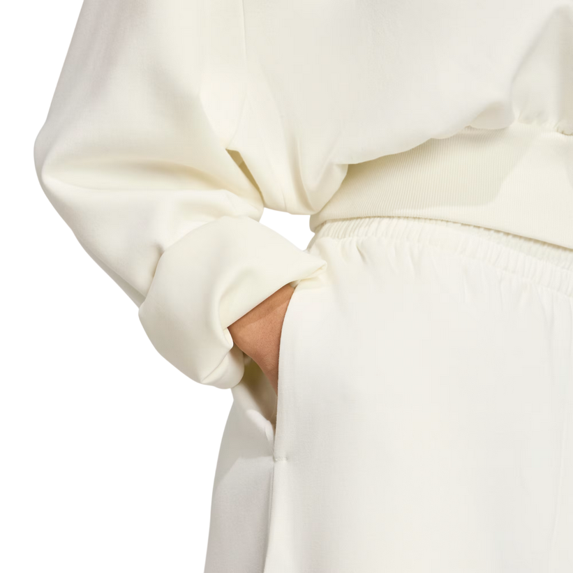 Adidas Women's Soft Lux Loose Hoodie JV9893 White