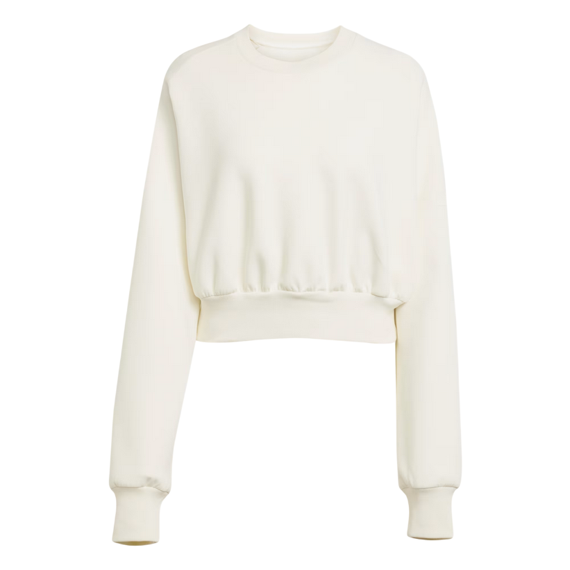 Adidas Women's Soft Lux Loose Hoodie JV9893 White