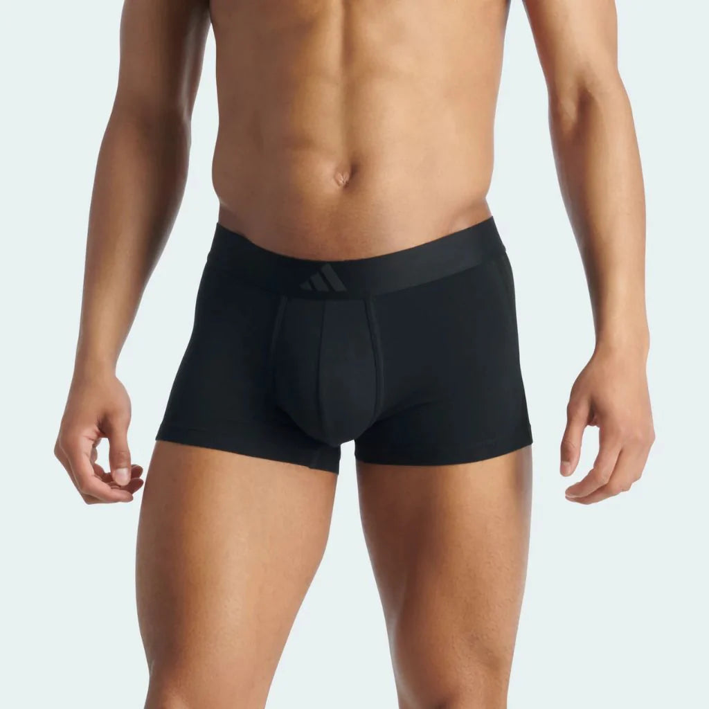 Adidas Boxer Uomo Active Flex Cotton Nero Confezione da 2 - JK3979