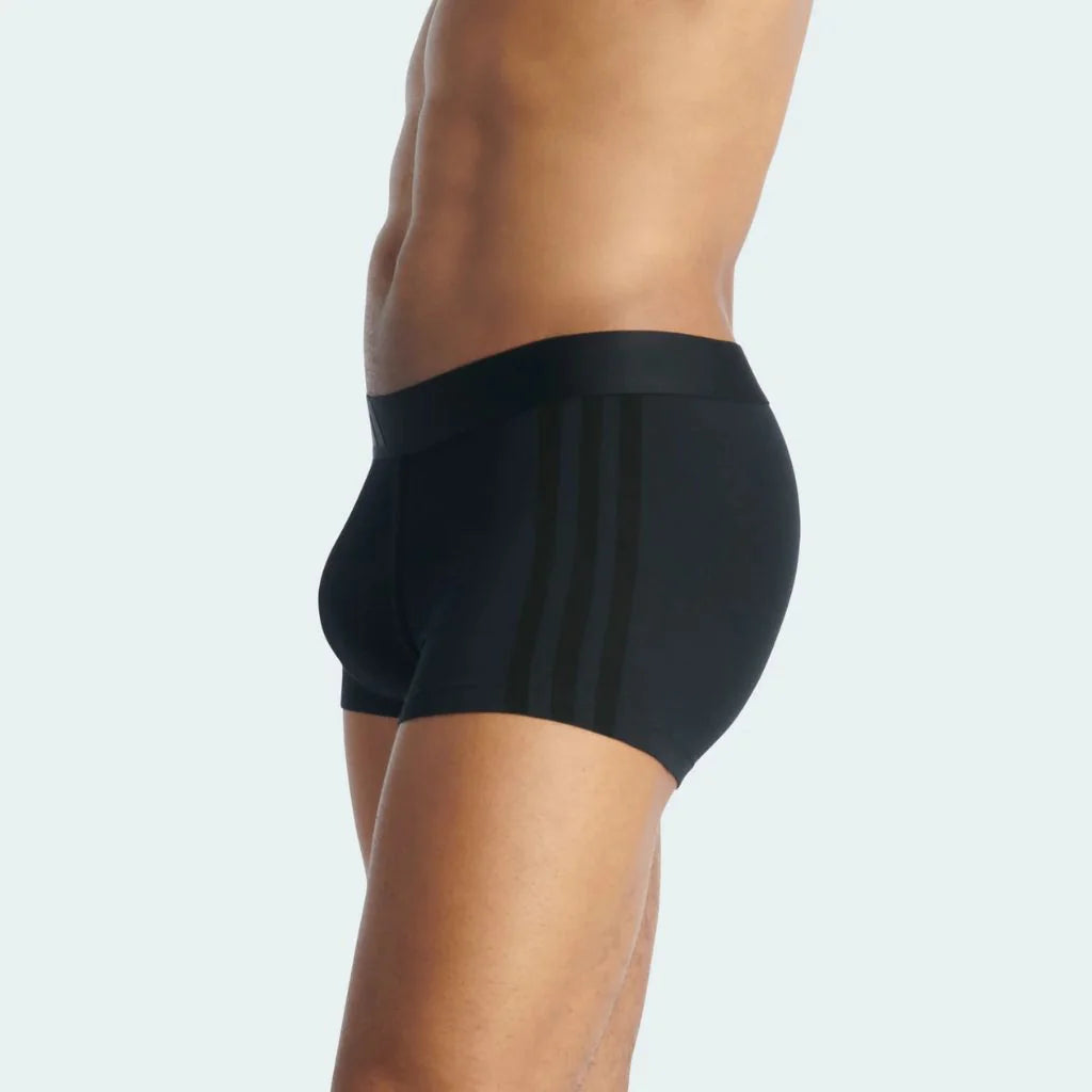 Adidas Boxer Uomo Active Flex Cotton Nero Confezione da 2 - JK3979