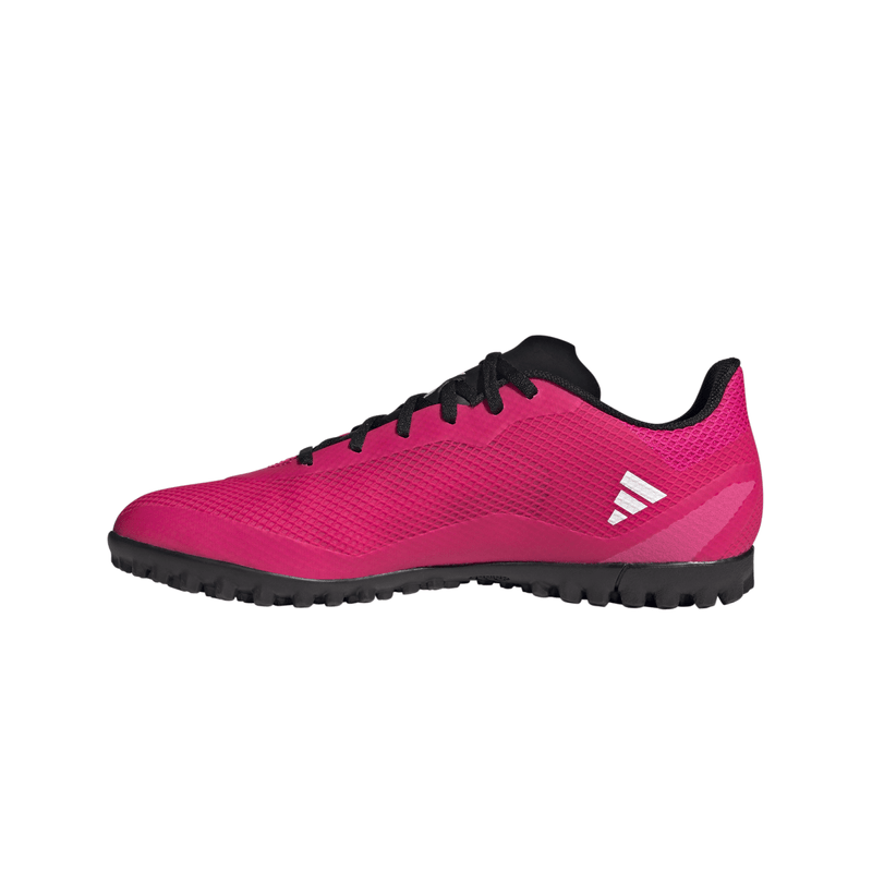 Adidas unisex X Speedportal.4 TF GZ2445 indoor football shoes shock pink-white-black