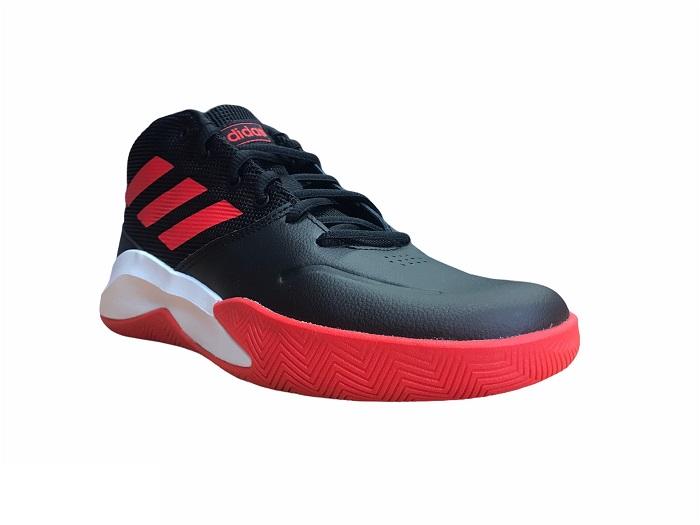 Adidas Scarpa Basket Junior Ownthegame K Wide Nero Rosso - EF0309
