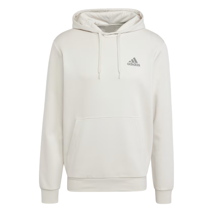 Adidas Men's Essentials Fleece Hoodie IZ4760 aluminum