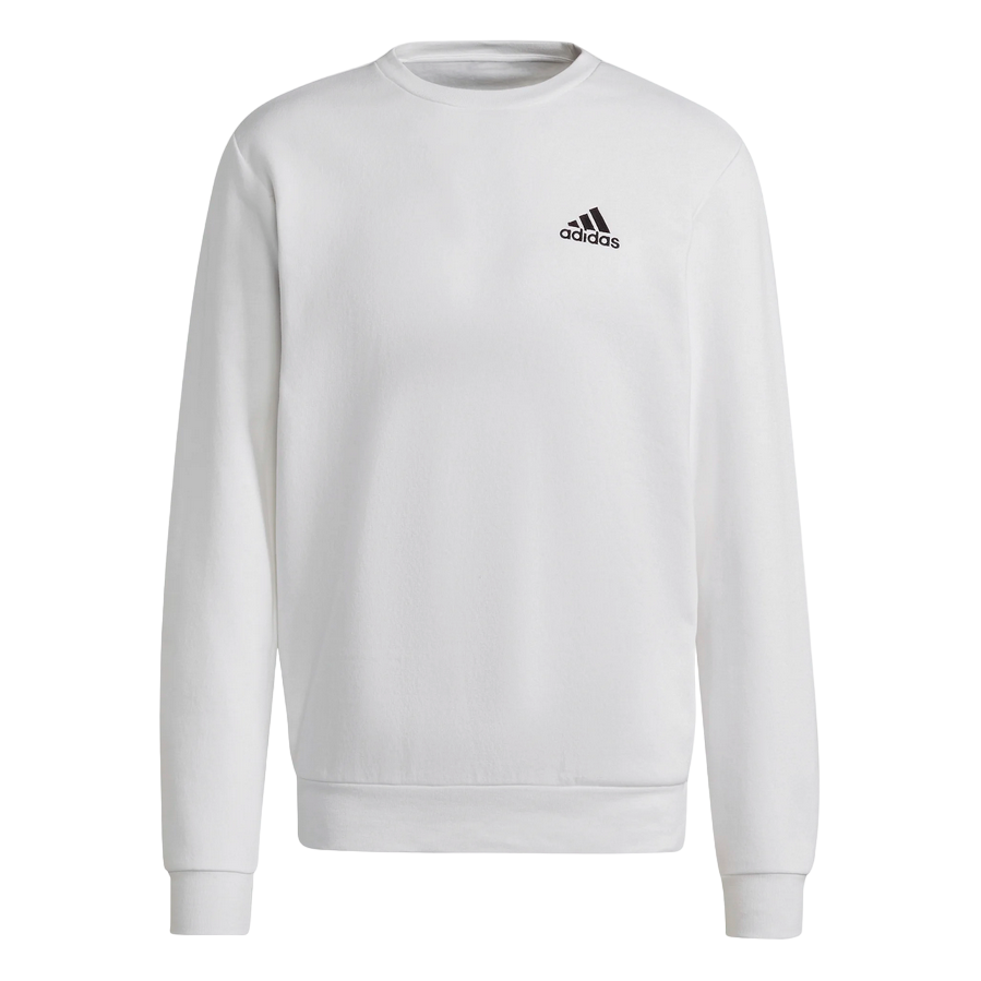 Adidas Essentials Logo Crewneck Sweatshirt H12220 White
