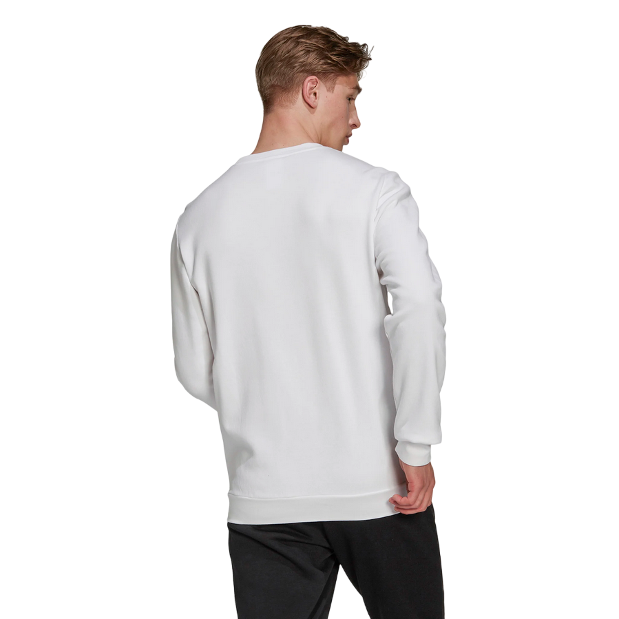 Adidas Essentials Logo Crewneck Sweatshirt H12220 White