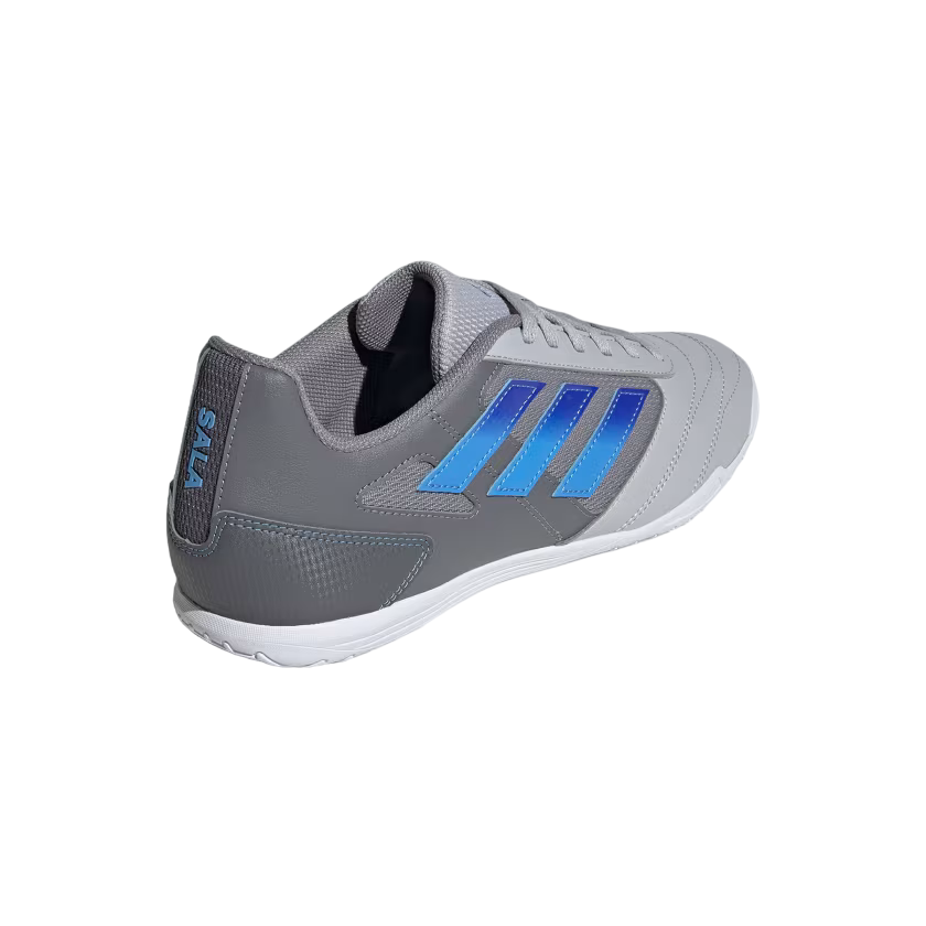 Adidas Men's Super Sala 2 Indoor Soccer Shoe IE7556 Grey-Blue