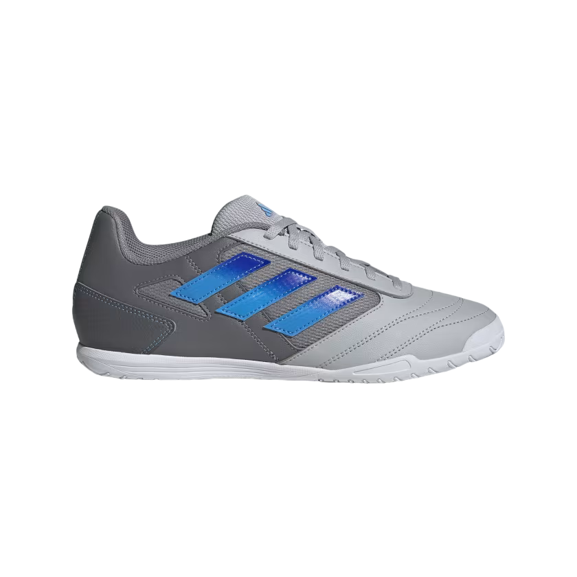 Adidas Men's Super Sala 2 Indoor Soccer Shoe IE7556 Grey-Blue