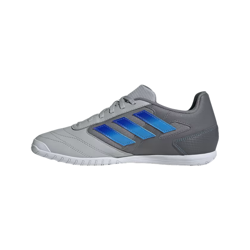 Adidas Men's Super Sala 2 Indoor Soccer Shoe IE7556 Grey-Blue