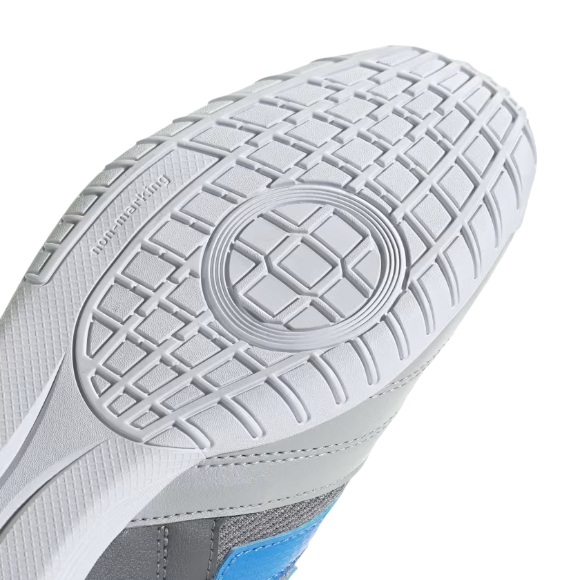 Adidas Men's Super Sala 2 Indoor Soccer Shoe IE7556 Grey-Blue